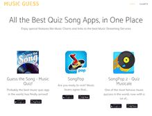Tablet Screenshot of musicguess.com